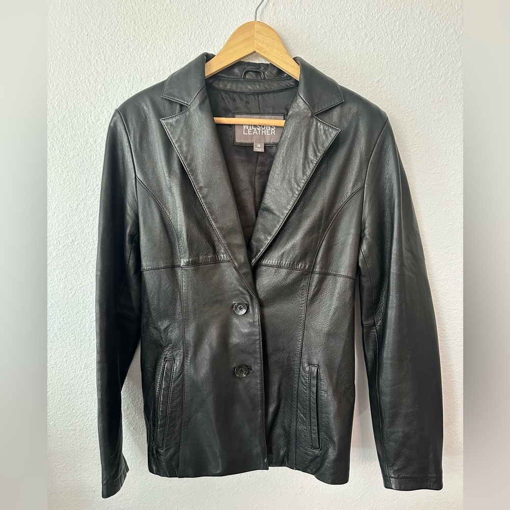 Wilsons Leather Classic Black Jacket